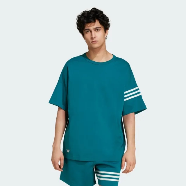 Adidas Originals Neuclassics Tee In Legacy Teal-Blue