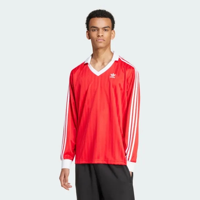 adidas Adicolor Piqué Football Long Sleeve Long-Sleeve Top