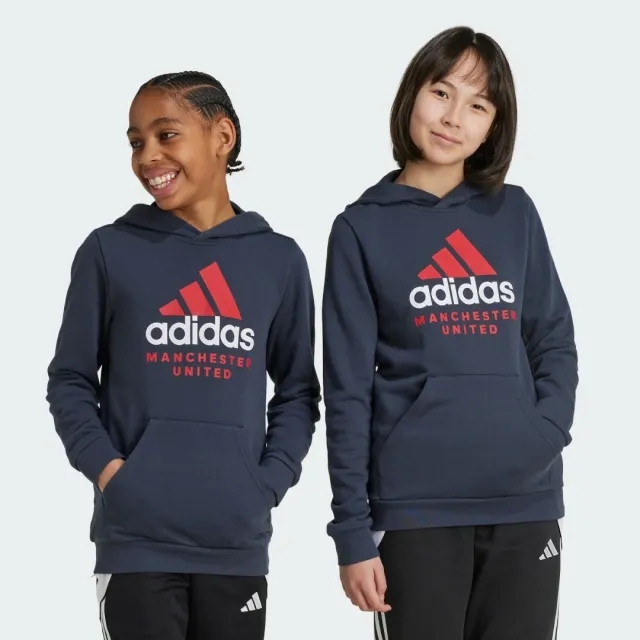 Manchester United x adidas Youth Manchester United Hoodie Kids Dark Grey