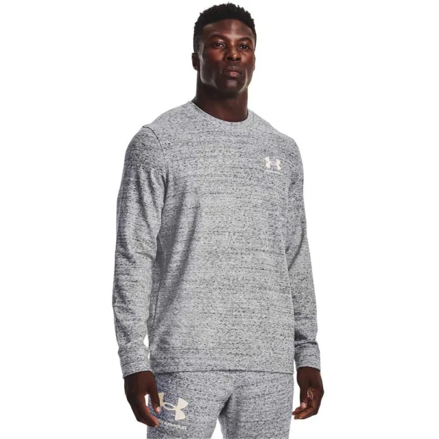 Men's  Under Armour  Rival Terry Crew Onyx White / Onyx White XXL