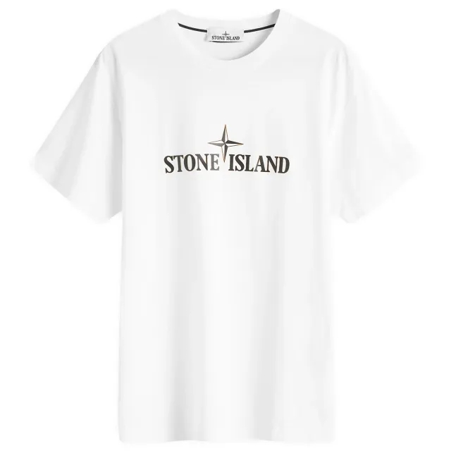 Stone Island Men's Logo T-Shirt White