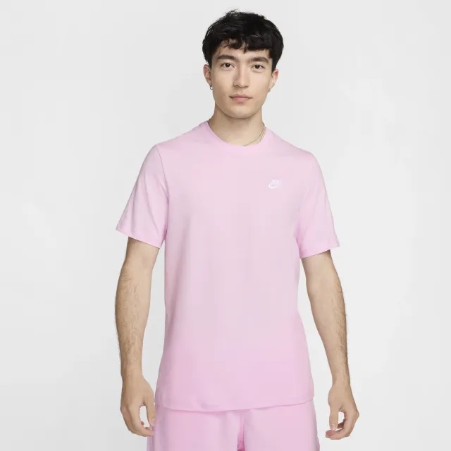 Nike Sportswear Club Men's T-Shirt - Pink - Cotton