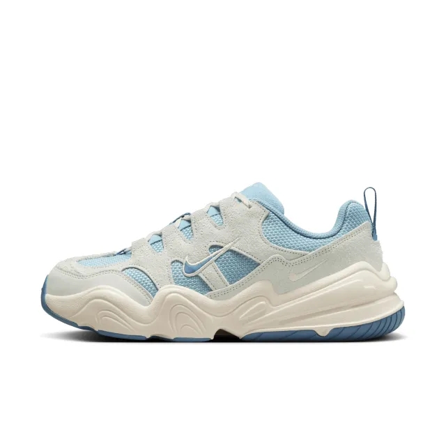 Nike tech hera trainers in pale blue