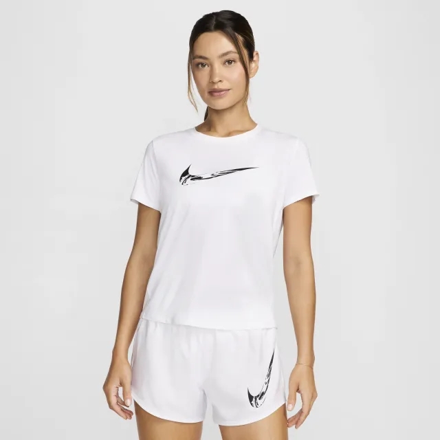 Nike Dri-Fit One Swoosh Running Shirt Women - White