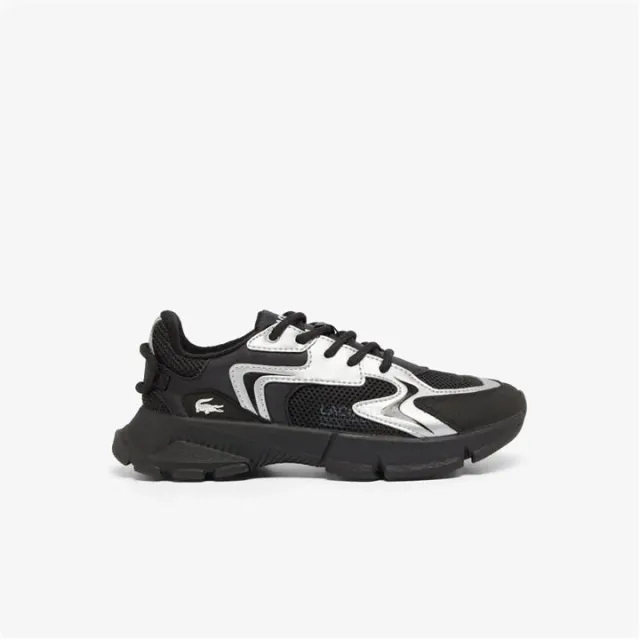 Lacoste Children's L003 Neo Sneakers - Black & Silver
