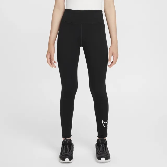 Nike Older Kids Classic Leggings in Black/White
