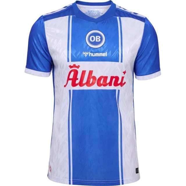 Hummel Odense Boldklub Home Shirt 2024/25 - ['Blue', 'White']