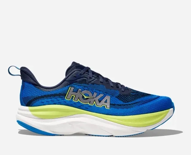 Hoka One One HOKA Men's Skyflow Road Running Shoes in Varsity Navy/Electric Cobalt
