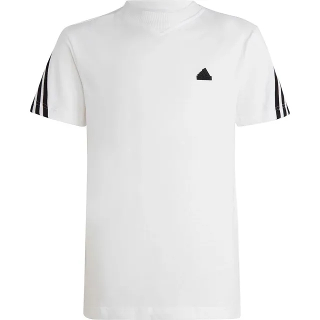 Manchester United x adidas Kids Future Icons 3-Stripes T-Shirt White