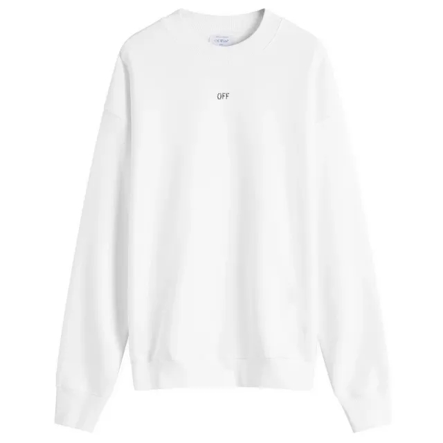 Asics Off-White Men's Stamp Crew Sweatshirt