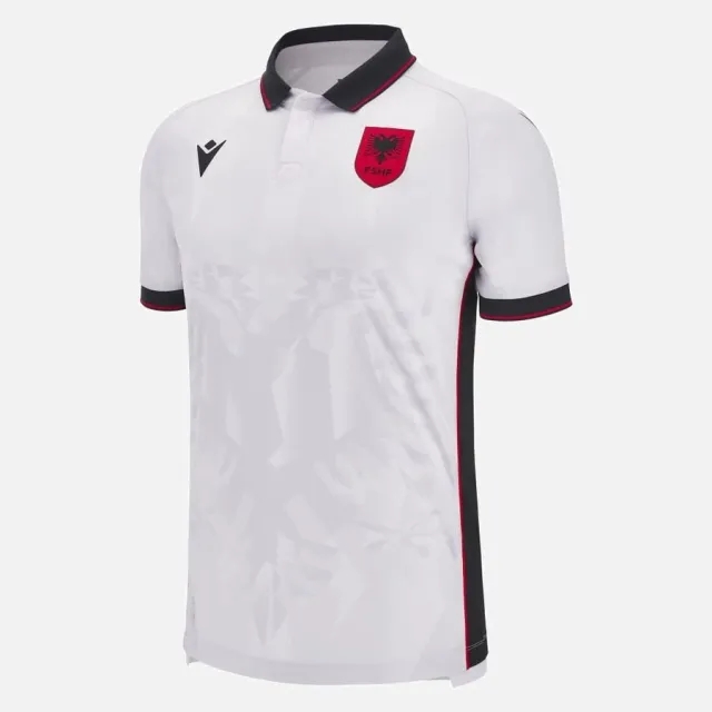 Macron Albania Mens SS Player Issue Away Shirt 2023