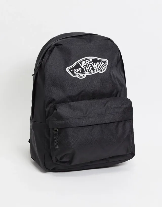 Vans black & white realm backpack