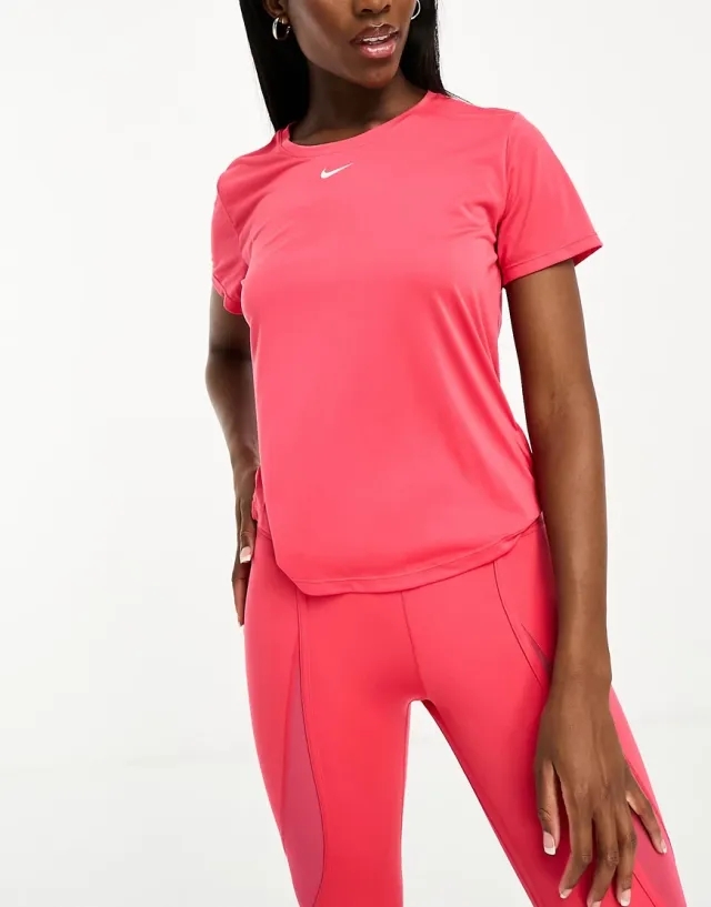 Nike Training One Dri-Fit t-shirt in red