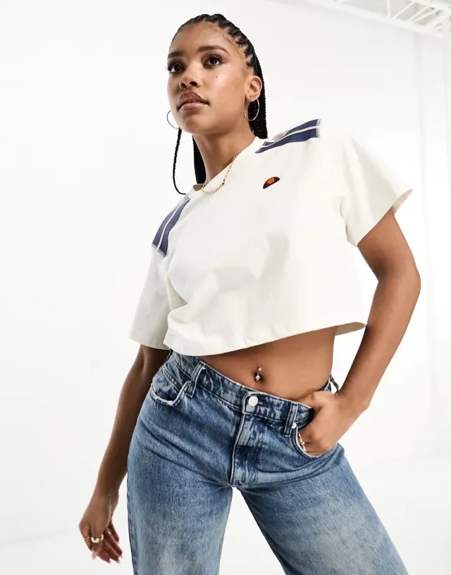 Ellesse Iva Cropped Short Sleeve T-shirt