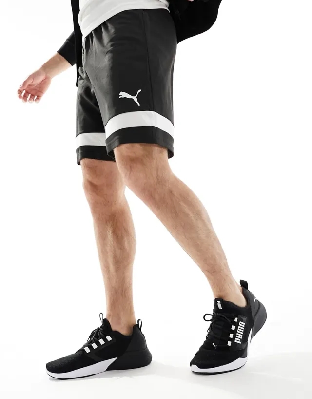 Puma Football Rise Shorts In Black