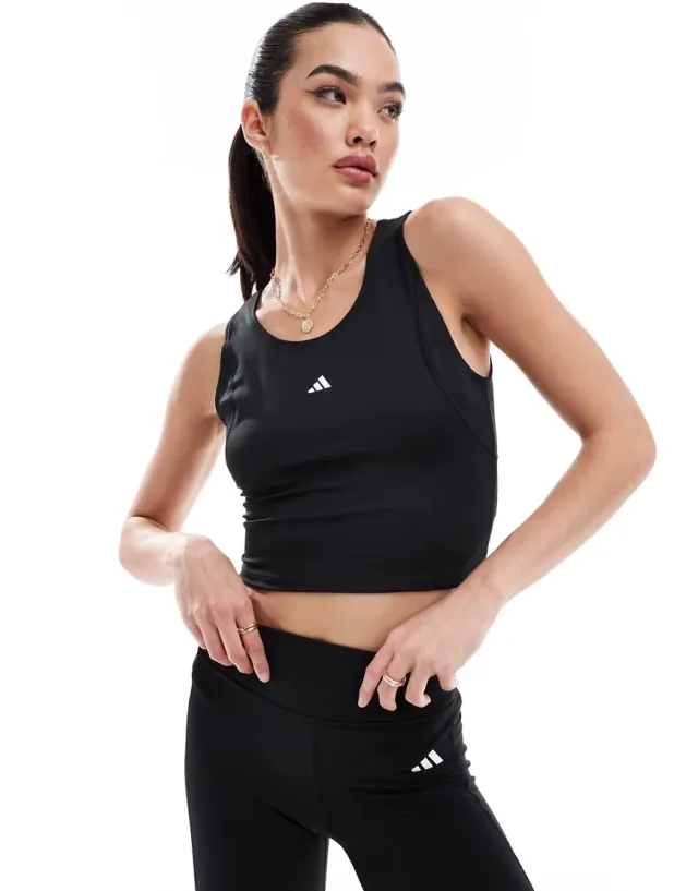 Adidas Training Tech-Fit Tank Top In Black