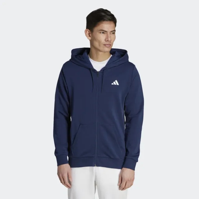 Adidas Club Tennis Teamwear Full-Zip Hoodie In White