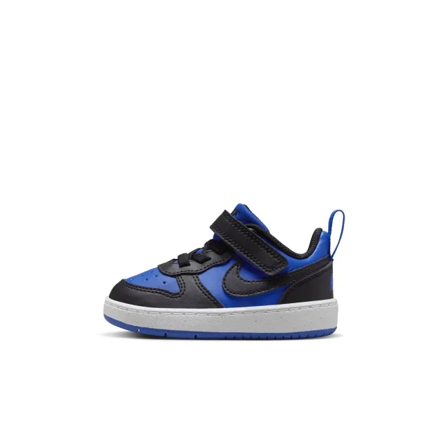 Nike black and blue court borough low recraft Boys Toddler trainers