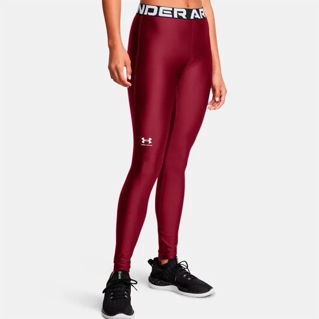 Under Armour Women's HeatGear® Leggings Cardinal / White M
