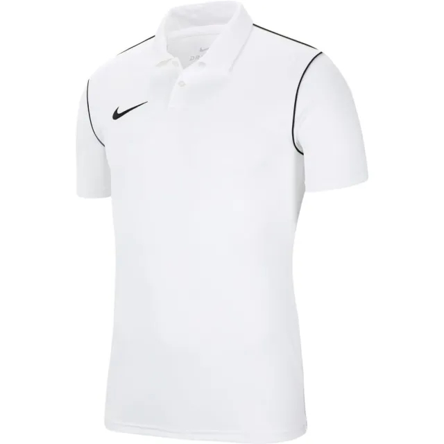 Nike Dri Fit Park Short Sleeve Polo  - White