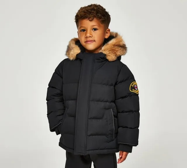 Zavetti Canada Nursery Oshawa 2.0 Puffer Parka Jacket - Black - Size 3-4Y - Black