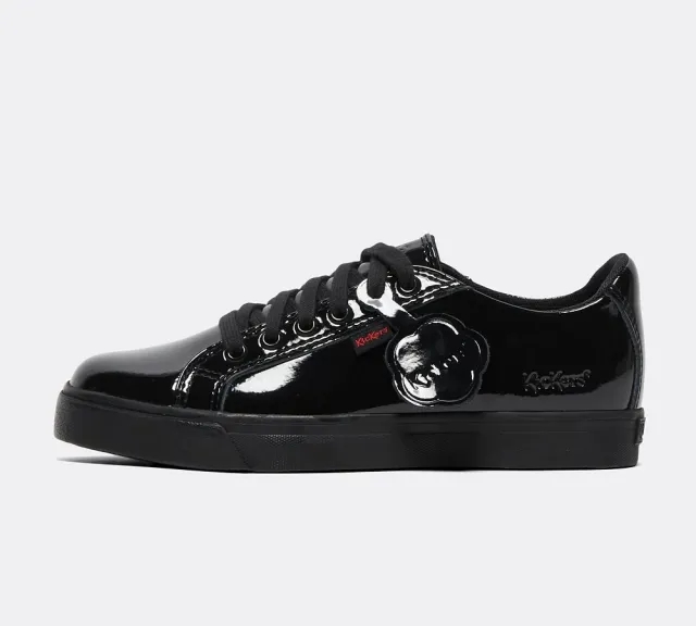 Kickers Infant Tovni Lacer Patent Shoe - Black - Size 13 - Black