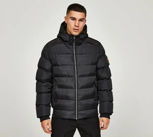 Zavetti Canada Variello Puffer Jacket - Black - Size XL - Black
