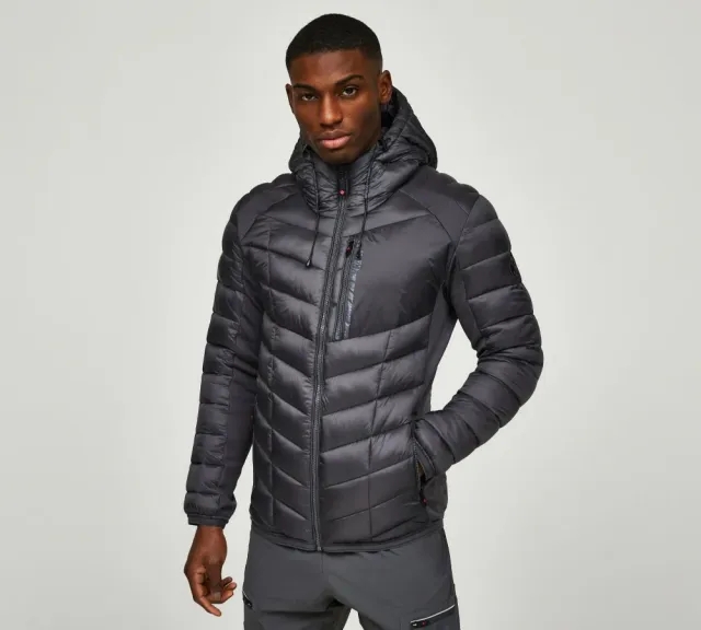 Zavetti Canada Cherosso Hybrid Puffer Jacket - Grey - Size L - Grey