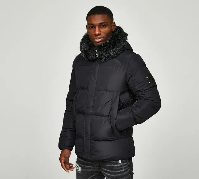 Glorious Gangsta Omarez 2.0 L Short Puffer Jacket - Black - Size M - Black