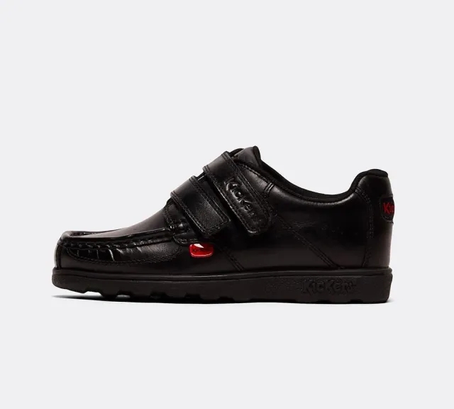Kickers Infant Fragma Strap Shoe - Black - Size 2 - Black