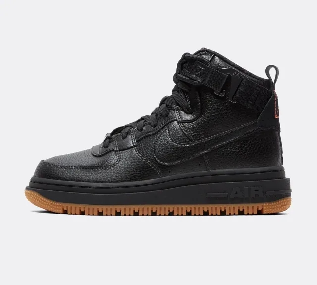 Nike Womens Air Force 1 High Utility 2.0 Trainer - Black - Size 3 - Black