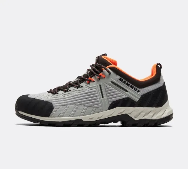 mammut Alnasca Knit III Low Trainer - Ice Grey / Black