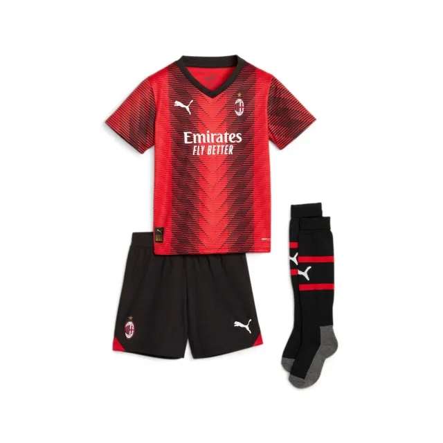 Puma AC Milan Kids SS Home Mini Kit 2023/24