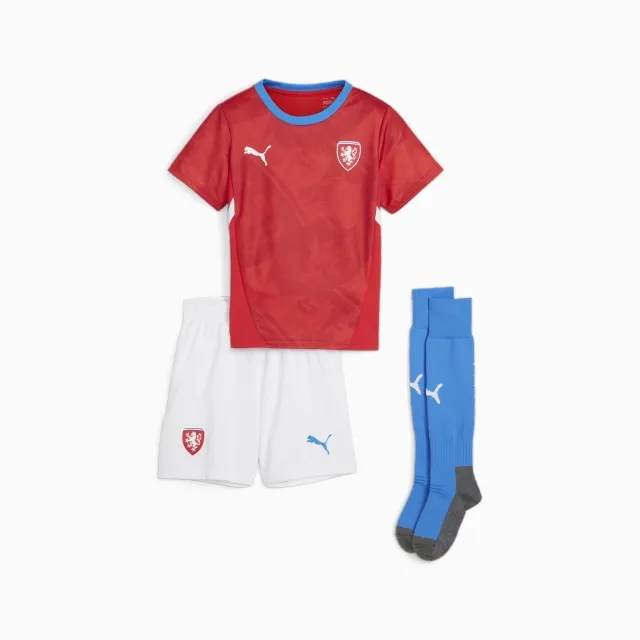 Puma Childrens Unisex Youth Czech Republic Football Home MiniKit - Red
