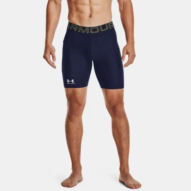 Under Armour Men's HeatGear® Compression Shorts Midnight Navy / White XXL