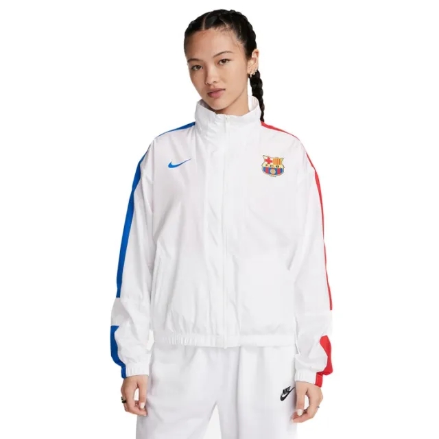 Barcelona Nike Essential Jacket - White - Womens