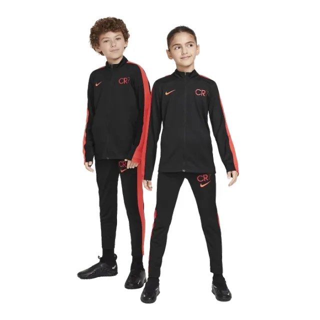 Nike Kids CR7 Dri Fit Academy 23 Tracksuit Black Lt Crimson