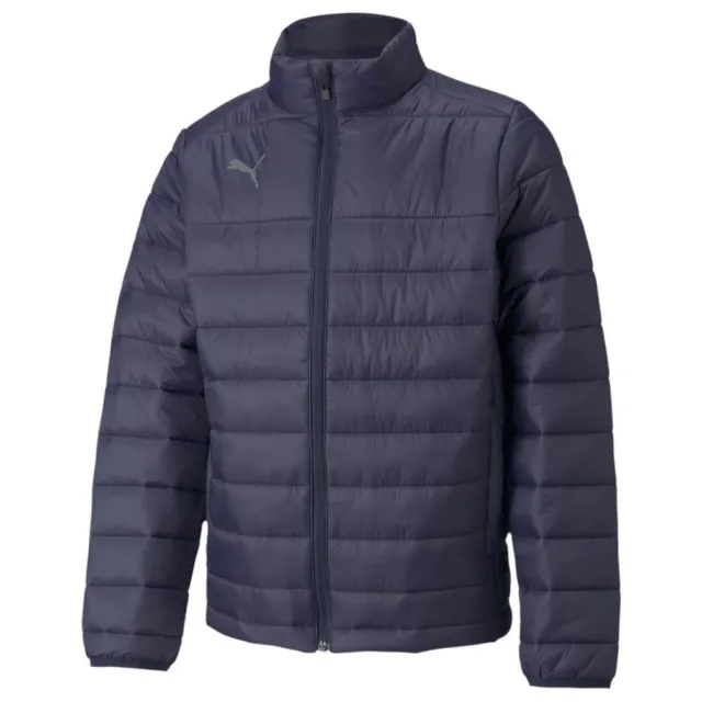 Puma Teamliga Light Jacket Jr Peacoat - ['Blue']