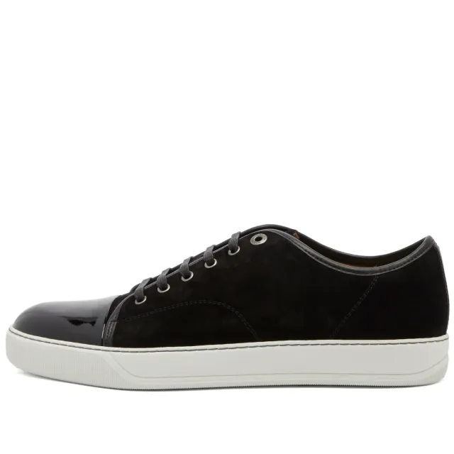 Lanvin Men's Toe Cap Sneaker Black