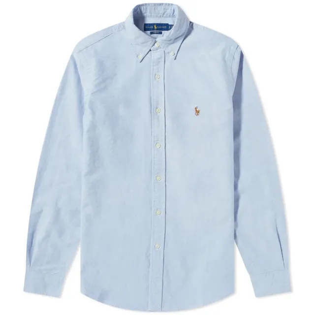 Polo Ralph Lauren Men's Button Down Oxford Shirt Blue