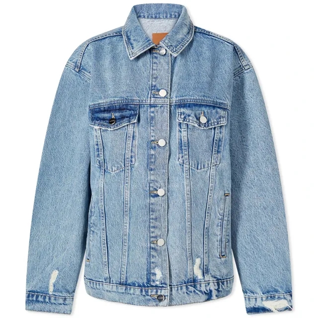 Anine Bing Women's Rory Denim Jacket Vintage Blue