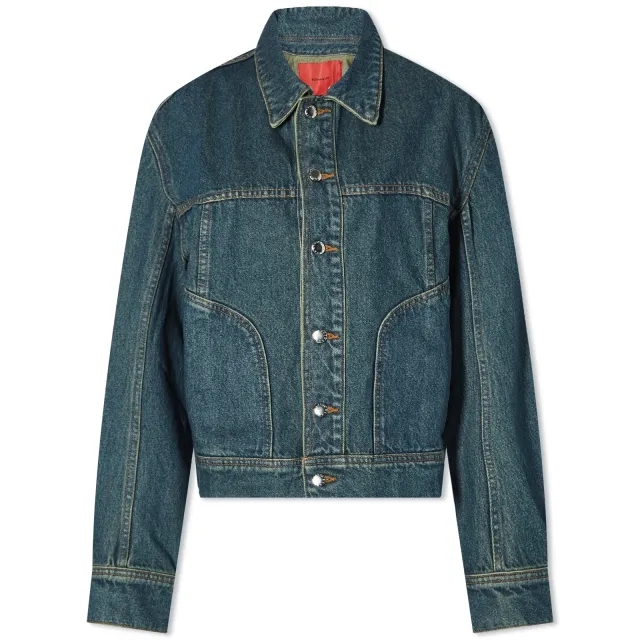 Eckhaus Latta Women's El Denim Jacket New Blue