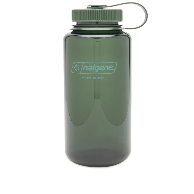 Nalgene Men's Wide Mouth Tritan Sustain Water Bottle Jade 1L
