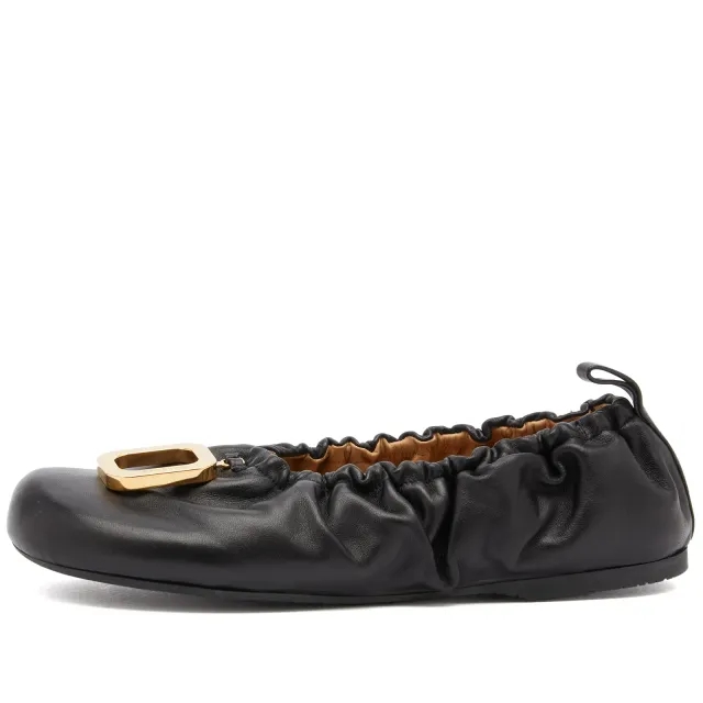 JW Anderson Footwear JW Anderson Ballerina Shoes Black