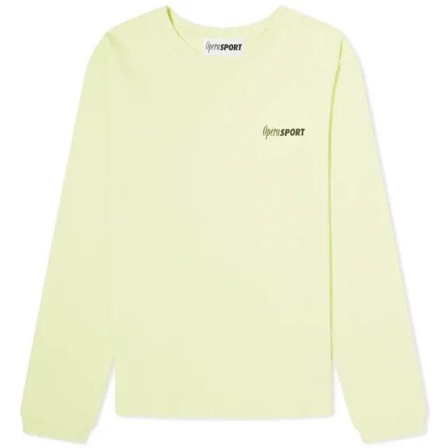 OperaSPORT Women's Clivette Logo Long Sleeve T-shirt Yellow
