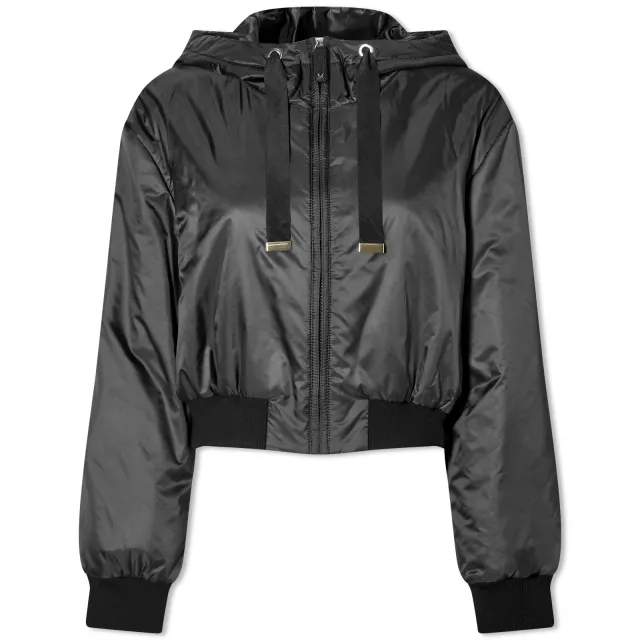 Max Mara Women's Cool Cropped Hood Jacket Black