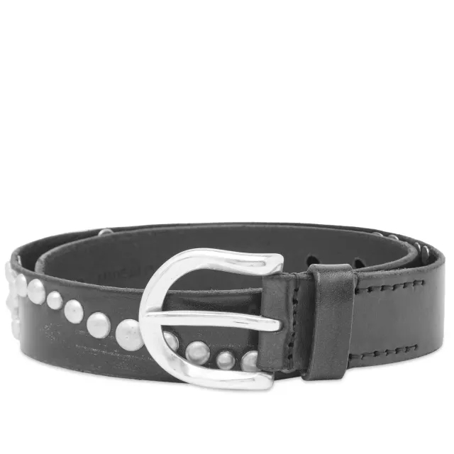 Our Legacy Women's Star Fall Studded Belt Black Bridle