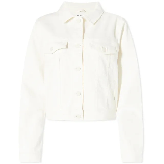 Good American Women's Committed To Fit Jacket Cloud White