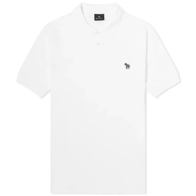 Paul Smith Zebra Applique Organic Cotton Polo Shirt