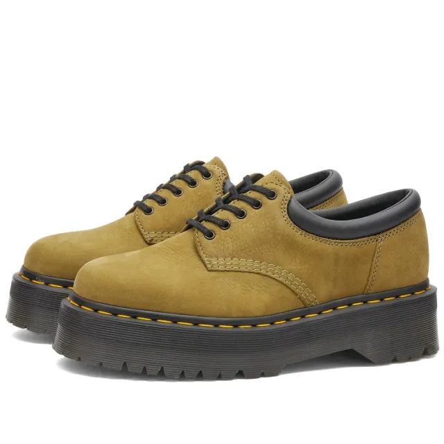 Dr. Martens Women's 8053 Quad Tumbled Shoes Green